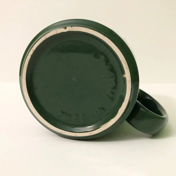 Vintage 7 Up Soda Beverage Collectible Green  Coffee Mug Cup Made in England - Picture 8 of 11
